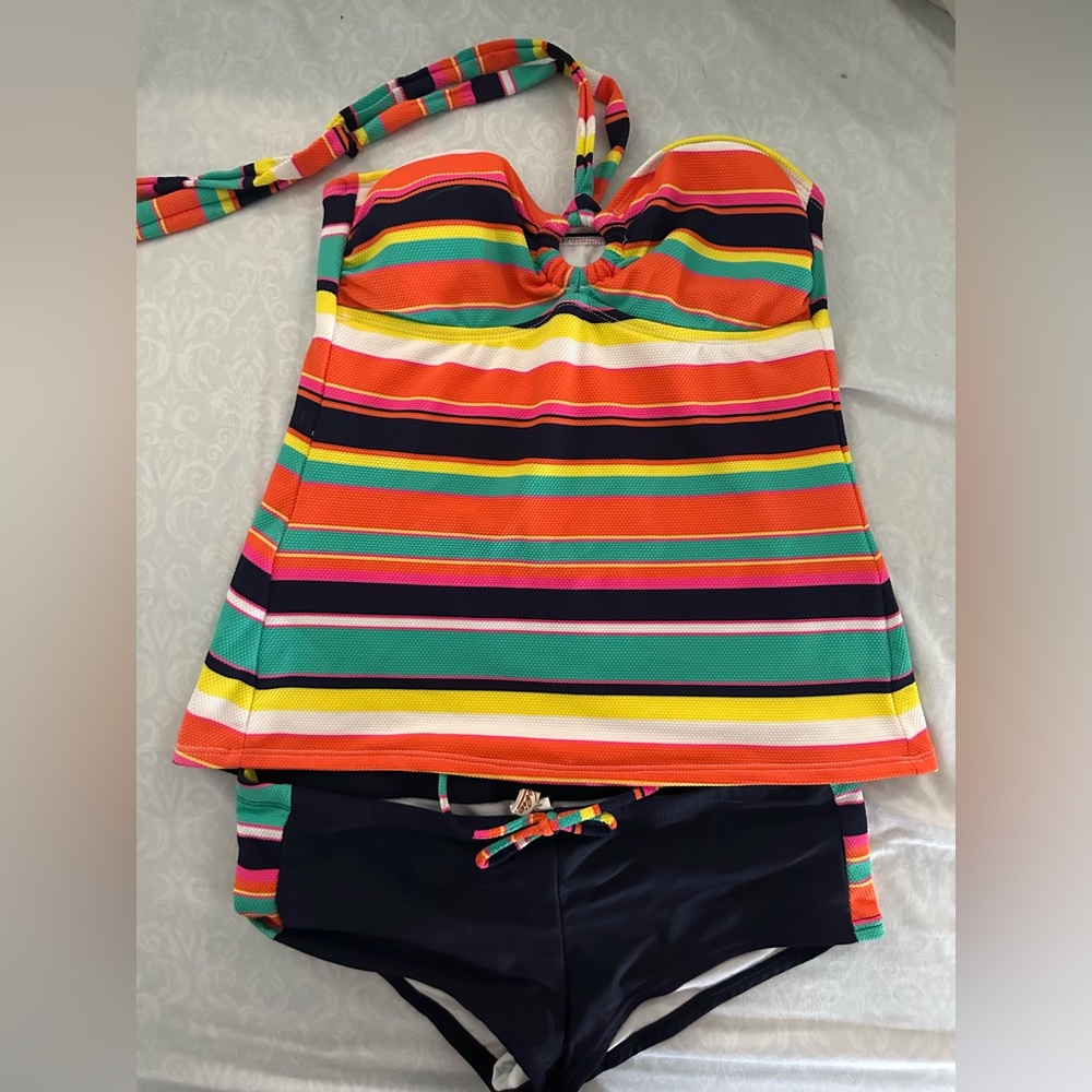 Hobie Surf Shop Tankini With Boy Shorts